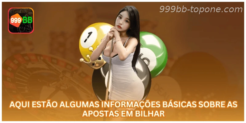 Apostas em bilhar na 999BB com regras, saldo em R$ e uso responsável