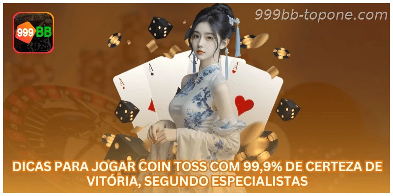 Coin Toss na 999BB com regras, saldo em R$ e uso responsável