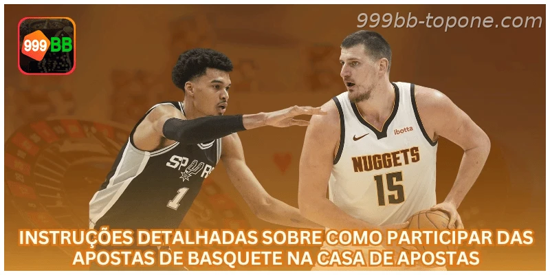 Apostas em basquete na 999BB com regras, saldo em R$ e uso responsável