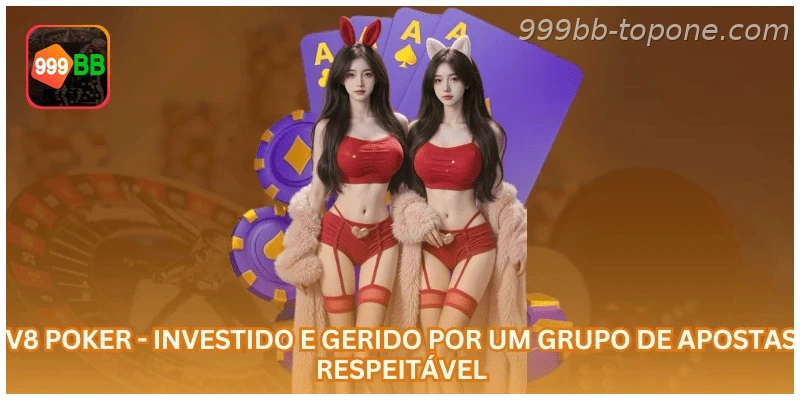 V8 Poker na 999BB com regras, saldo em R$ e uso responsável