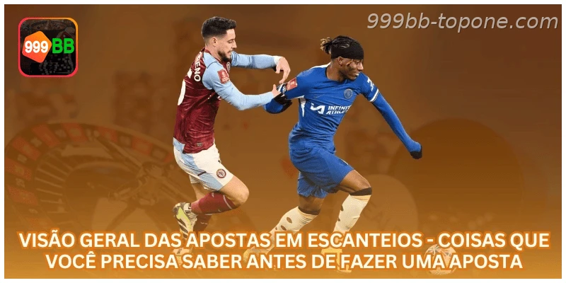 Aposta em escanteios na 999BB com regras, saldo em R$ e uso responsável